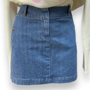 NWT J. Crew Skirt Size 4 - four pockets w/ buttons denim jean‎ Levi’s Well Made